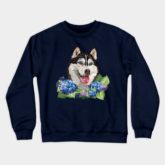 Husky Crewneck Sweatshirt by obscurite